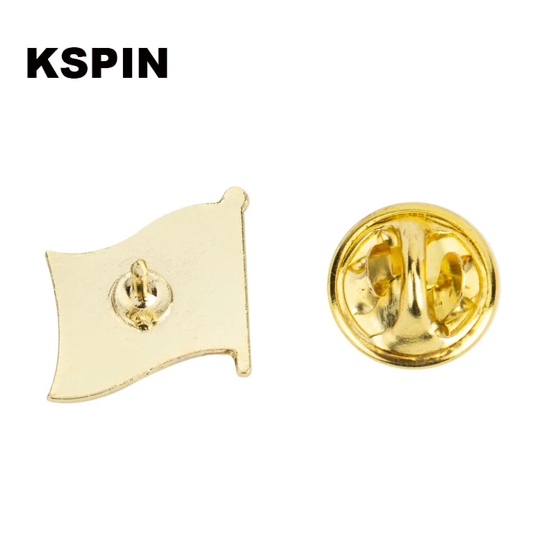 Egypt Flag Badge Brooch Lapel Pin - National Metal Flag Pin