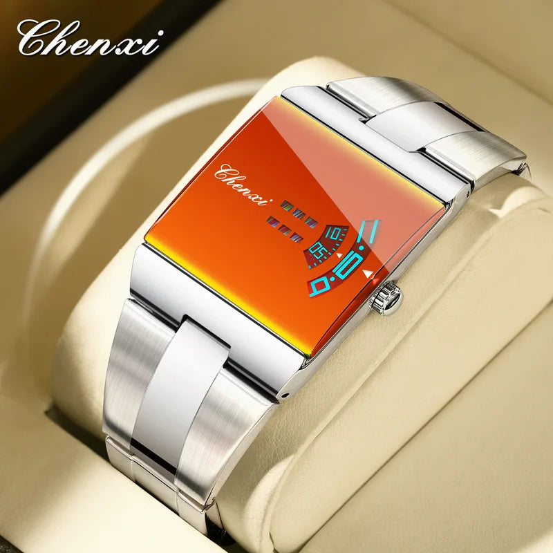 Men's Waterproof Stainless Steel Quartz Wristwatch - Sport & Fashion