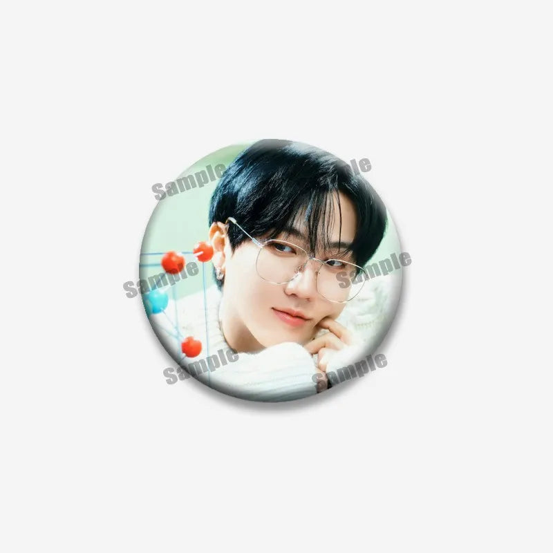 Kpop Boys Band Coin Badge Lapel Pin Jewelry for Fans - Multiple Colors & Sizes