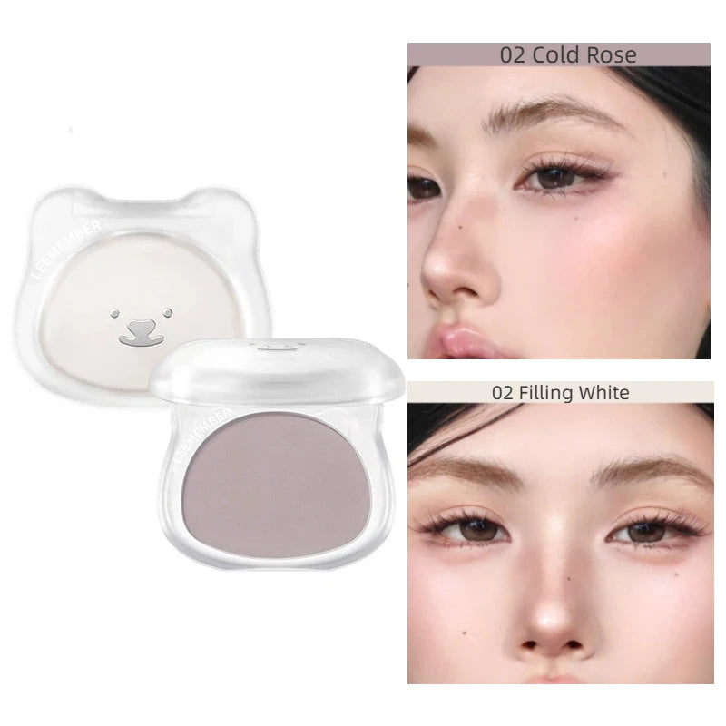 Contouring Face Powder Set Matte Bronzer Highlighter Long Lasting Waterproof Oil Control Makeup