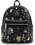 Nightmare Before Christmas Mini Backpack PU Leather Fashion Bag for Women Christmas Gifts