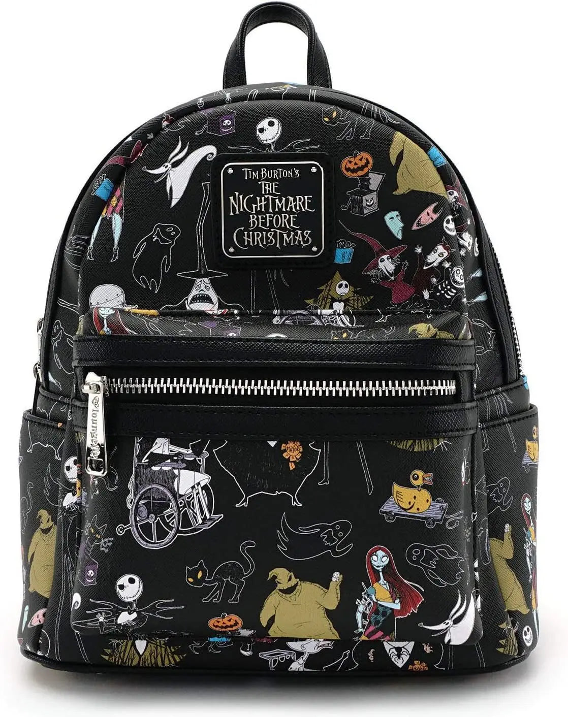 Nightmare Before Christmas Mini Backpack PU Leather Fashion Bag for Women Christmas Gifts