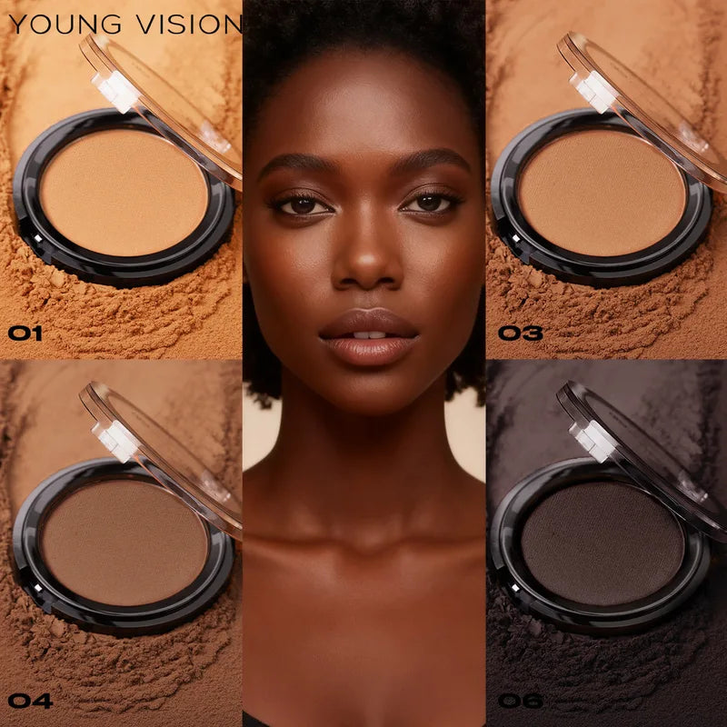 Matte Contour Powder Palette - Long-Lasting Face Shaping Makeup Kit