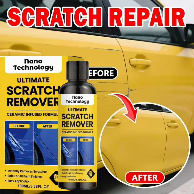 Car Scratch Repair Wax 100ml for Light Scratches & Oxidation - Polish & Restore Paint Shine
