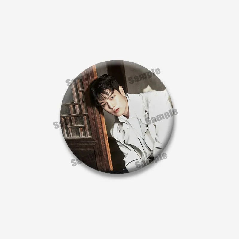 Kpop Boys Band Coin Badge Lapel Pin Jewelry for Fans - Multiple Colors & Sizes