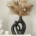 Imitation Ceramic Vase Set - Modern Minimalist Flower Display for Living Room Decor