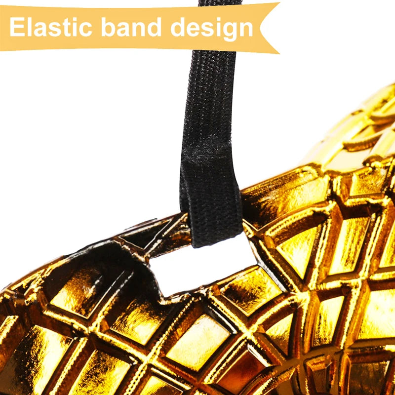 Golden Leopard Halloween Mask Animal Cosplay Costume Prop Party Mask