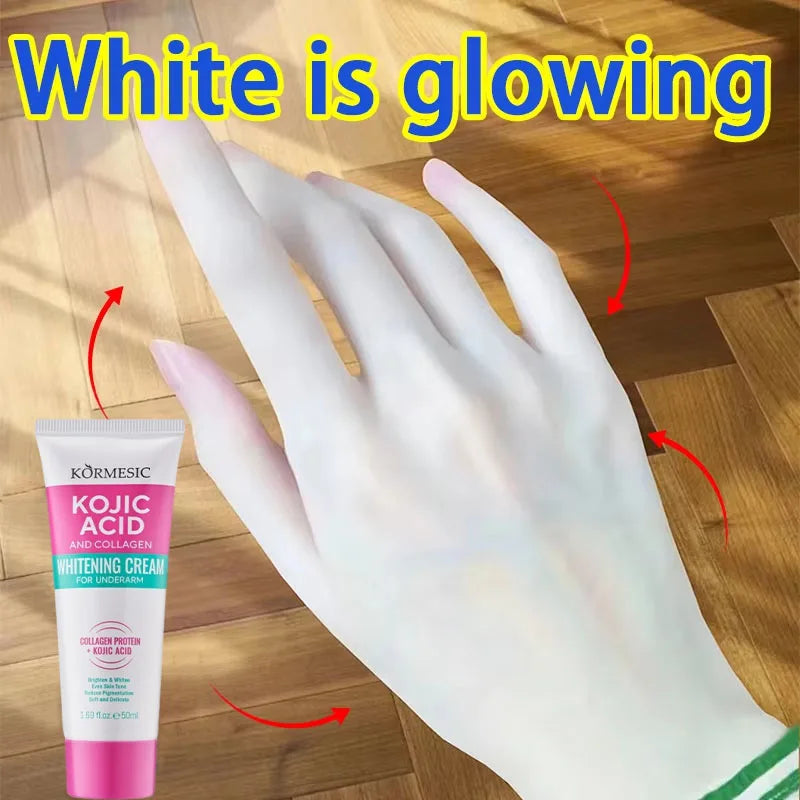 Whitening Cream for Private Parts & Body - Brighten Dark Areas & Remove Melanin