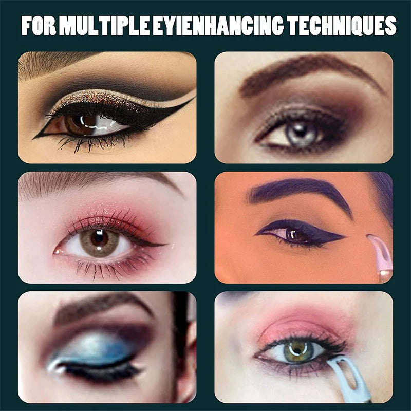 Waterproof Non-Smudge Silicone Eyeliner Brush Makeup Tool with Handle Color Variations