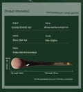 Reverse Age M65 Bevel Makeup Brush with Blush for Flawless Face Application