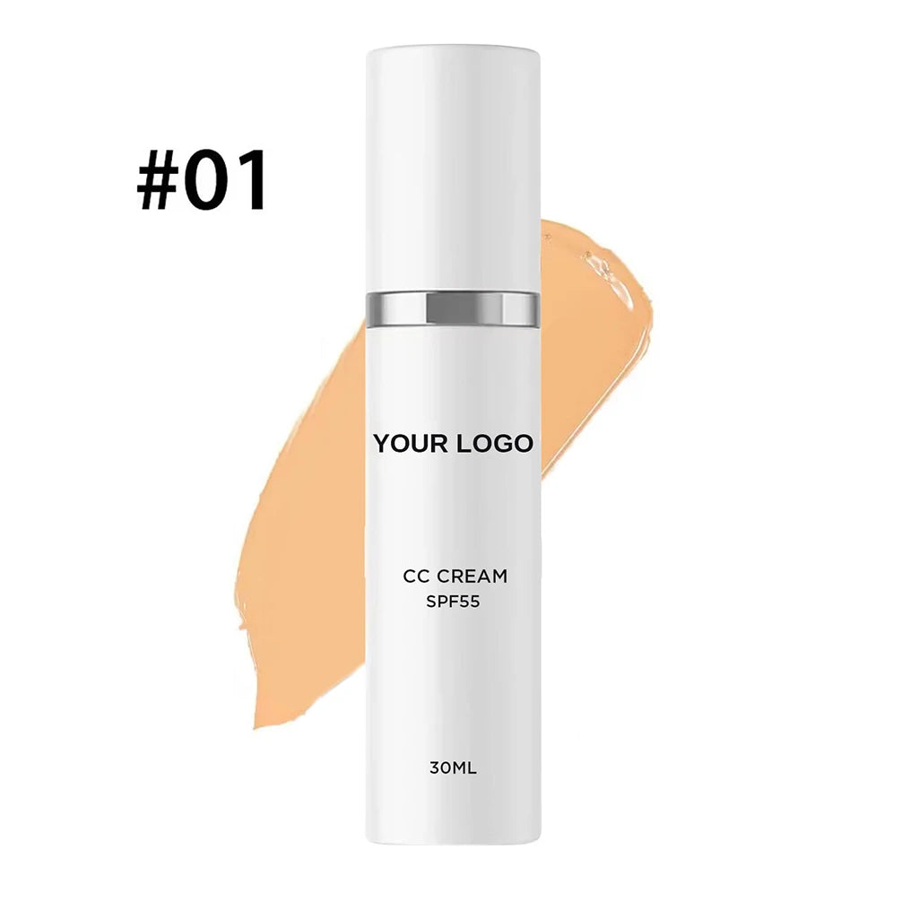 Vegan CC Cream Foundation Concealer Primer Base Custom Logo Makeup Wholesale