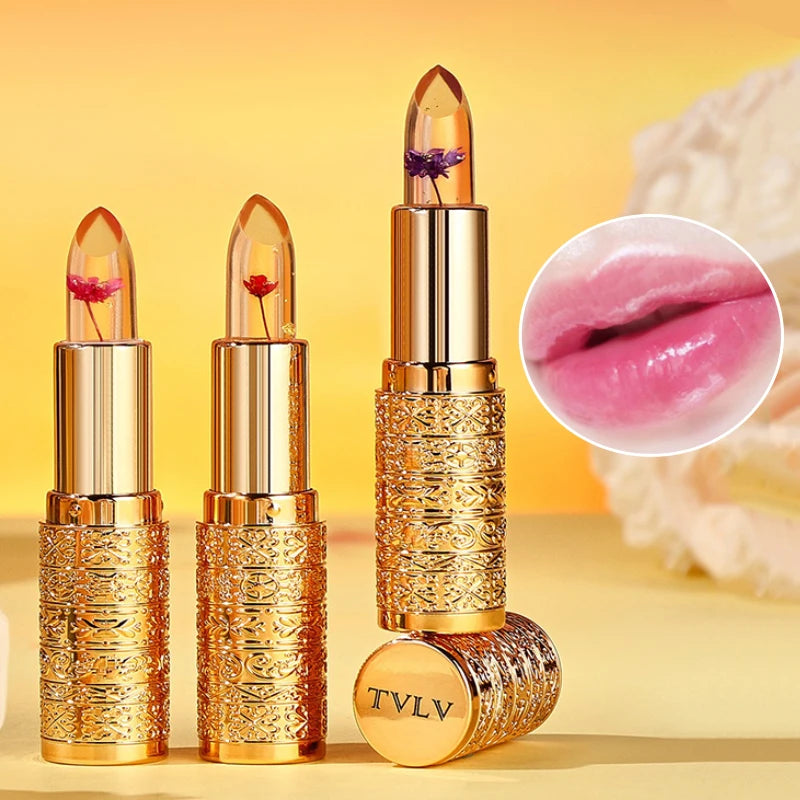 Color-Changing Petal Lipstick for Women Moisturizing Long-Lasting Lip Balm