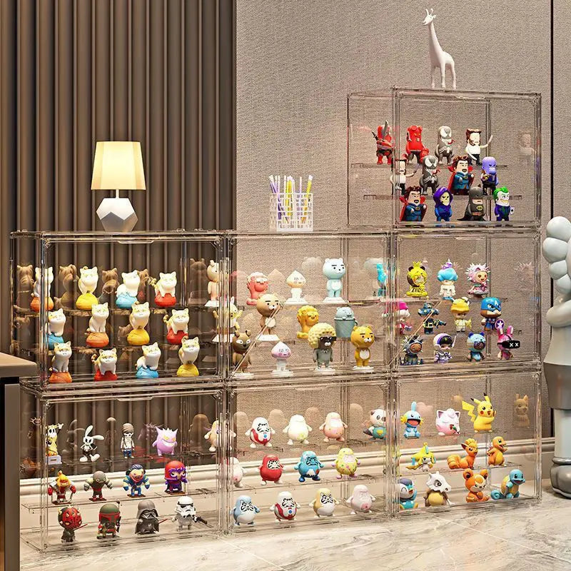 Large Capacity Acrylic Display Rack for Collectibles & Blind Boxes