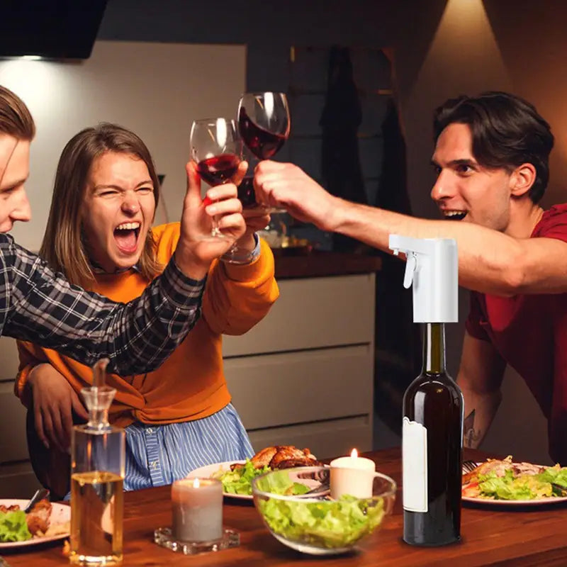 Automatic Wine Dispenser with Touch Screen Sensor Pump 4 Modes - Electric Liquor & Whiskey Decanter