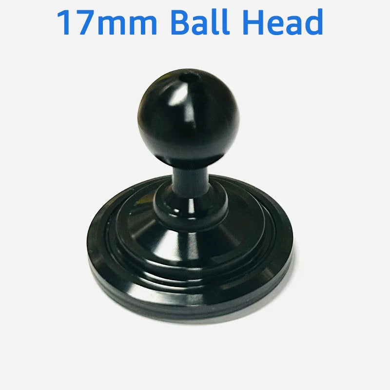 Car Dashboard Phone Holder with 17mm Ball Head Aluminum Alloy Base GPS Mount