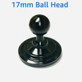 Car Dashboard Phone Holder with 17mm Ball Head Aluminum Alloy Base GPS Mount