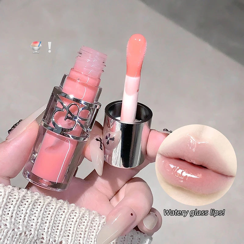 Shimmer Lip Gloss - Hydrating Plumping Lip Oil with Glitter