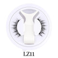 Reusable 3D Magnetic Faux Mink Eyelashes with Tweezers Makeup Set - Natural & Fluffy