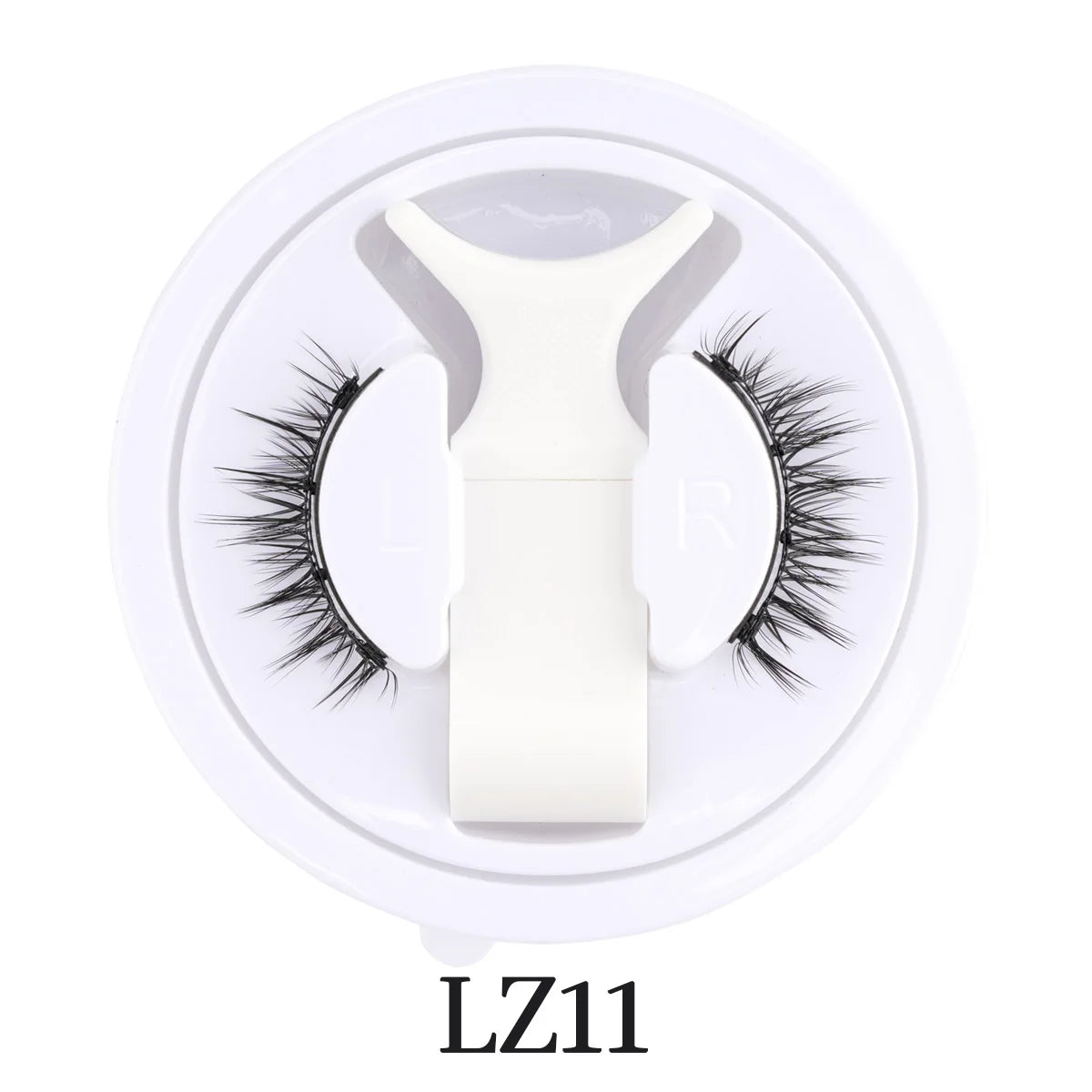 Reusable 3D Magnetic Faux Mink Eyelashes with Tweezers Makeup Set - Natural & Fluffy
