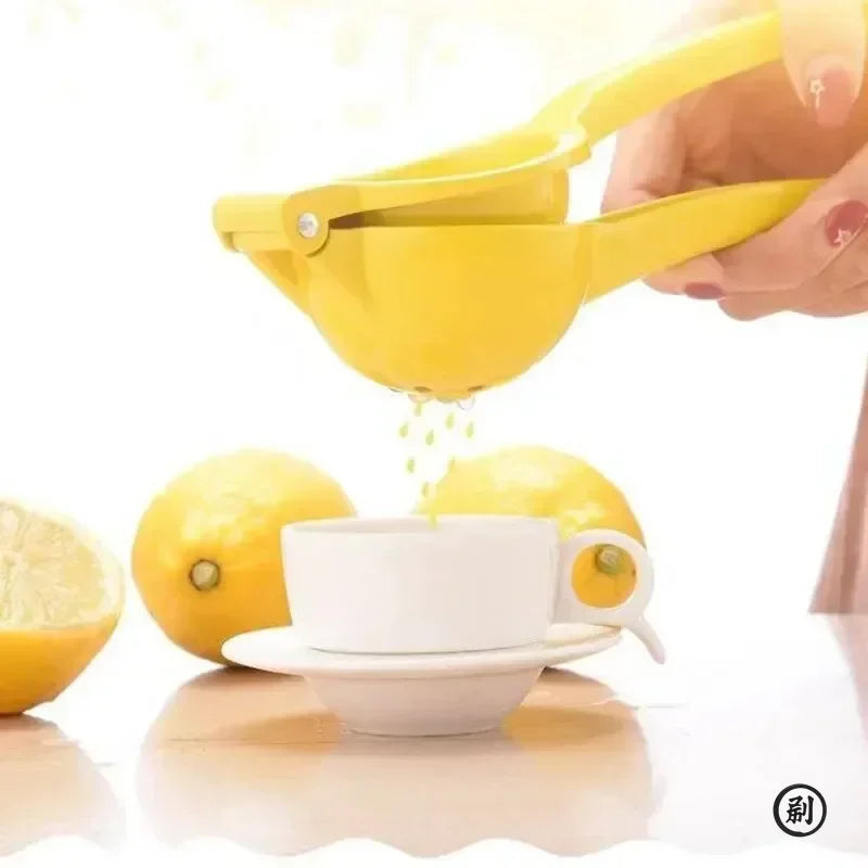 Multipurpose Citrus Press and Hand Juicer - Aluminum Lemon & Orange Squeezer, Portable Kitchen Tool