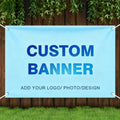 Customizable Indoor Outdoor Photo Banner with Grommets - Polyester Fabric