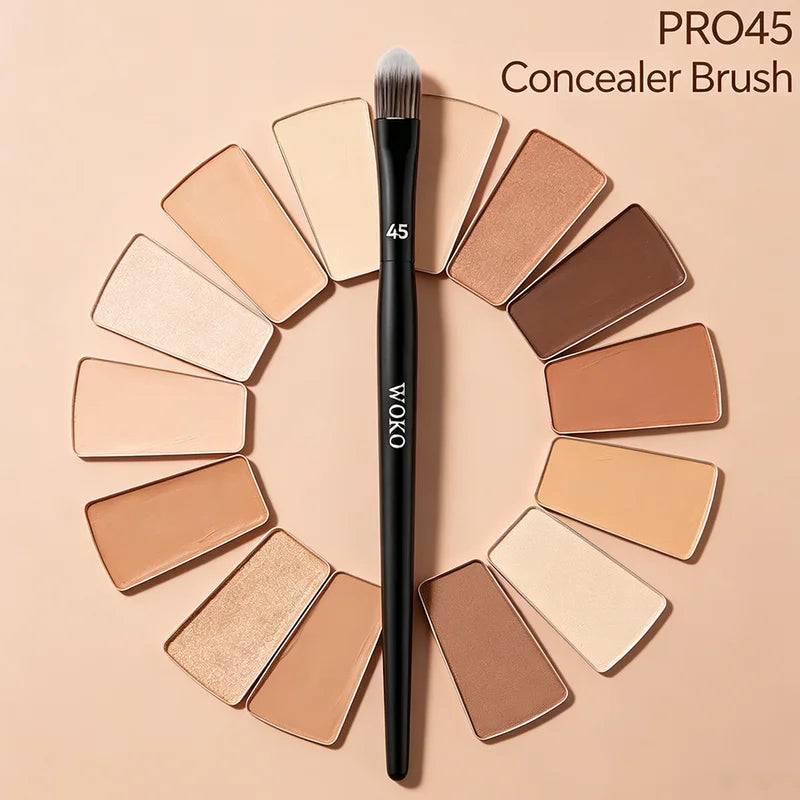Professional Concealer Brush for Eye Makeup Blending - Soft Synthetic Bristles