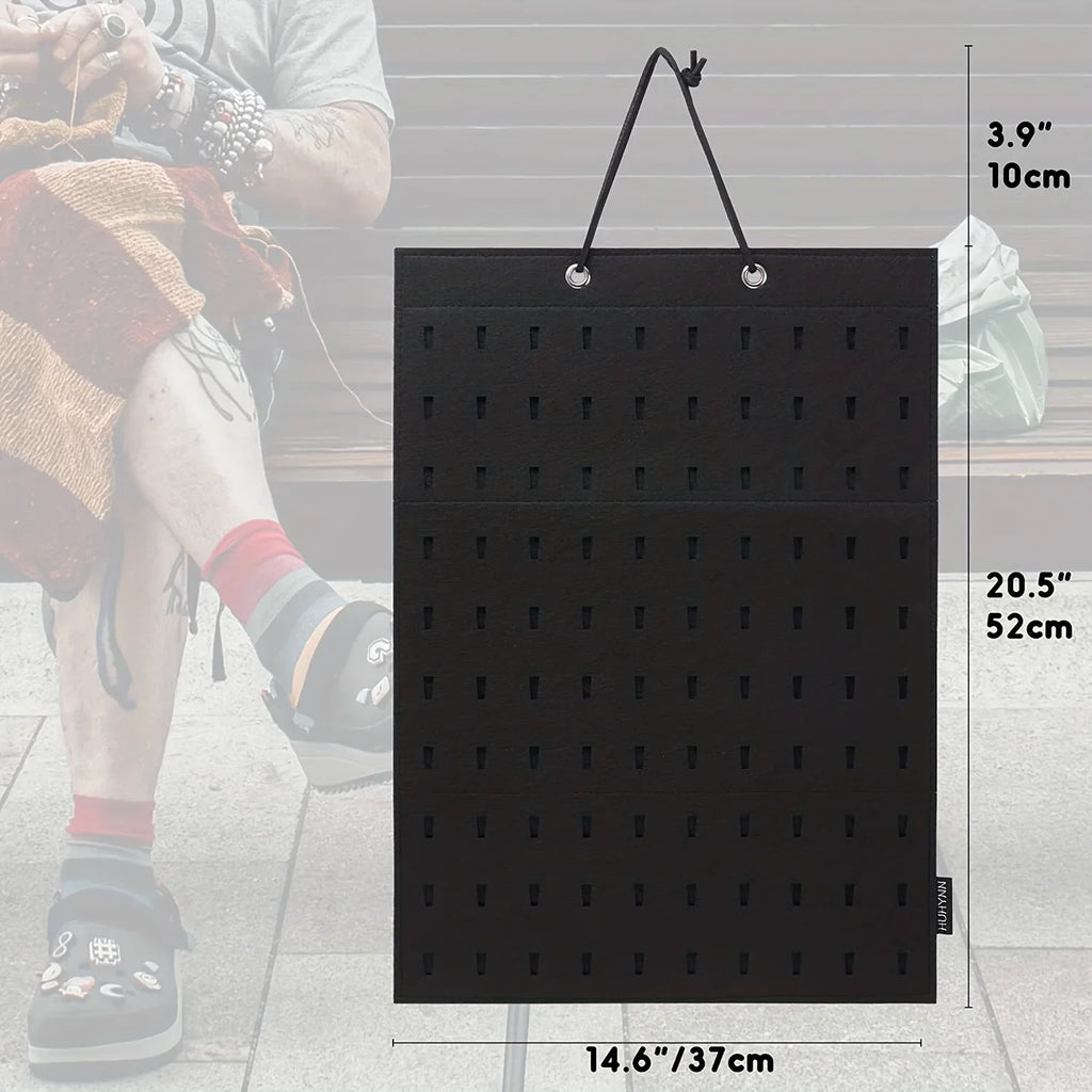 Hole Shoe Decoration Storage Container - Hanging Holiday Display Organizer