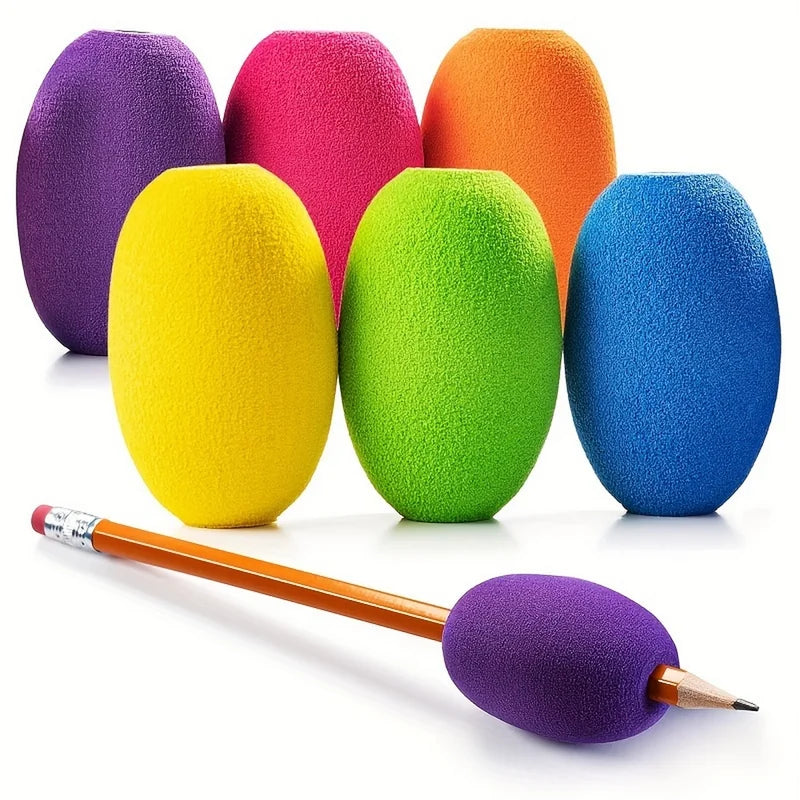 Universal Soft Foam Pen Grip Sleeve - Ergonomic Anti-Fatigue Pencil Holder