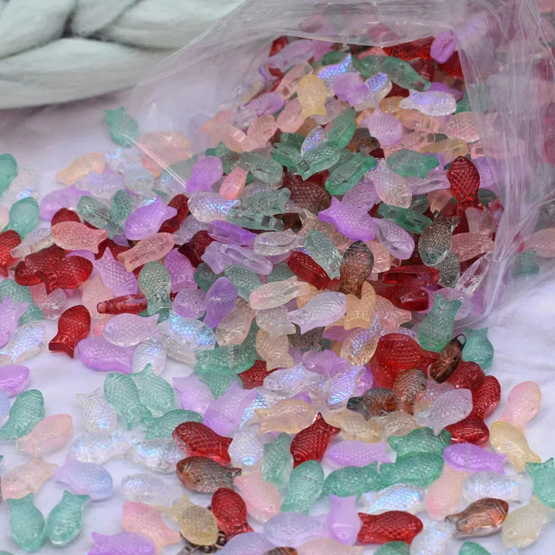 50pcs 8mm Colorful Glass Beads for Jewelry Making DIY Accessories Handmade
