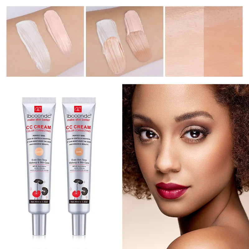 Moisturizing Correcting CC Cream Waterproof Anti-Sweat Makeup for Women