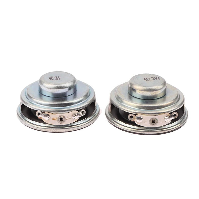 2-Pack 1.5 Inch 40MM Mini Portable Full Range Speakers for DIY Projects