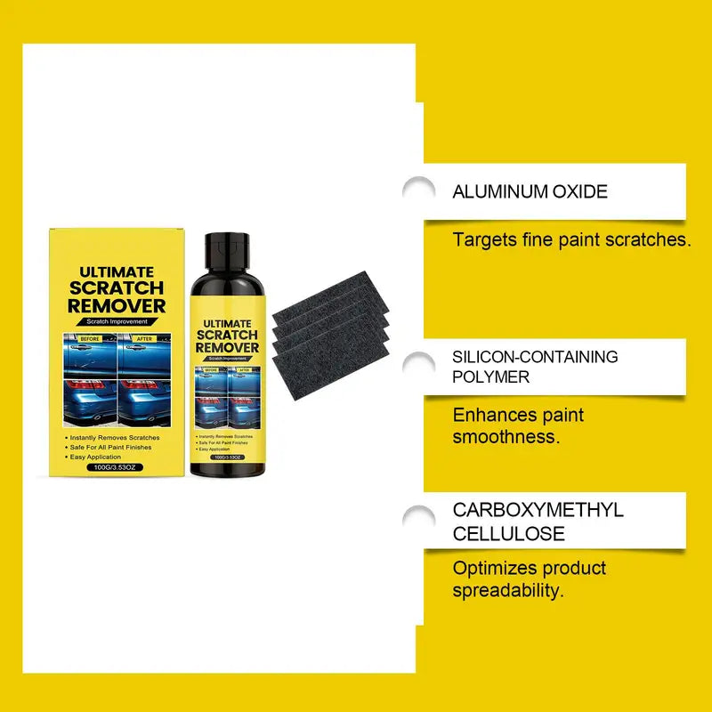 Car Scratch Remover for Auto Body Paint - Polishing Compound & Repair Paste