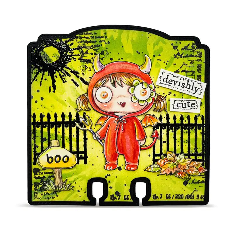 Halloween Pumpkin Princess Metal Cutting Dies & Stamps Kit for Scrapbooking Crafts