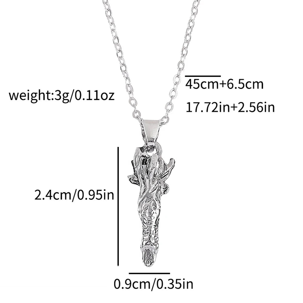 Jujutsu Kaisen Prison Realm Cube Necklace - Anime Satoru Gojo Eye Pendant Gift