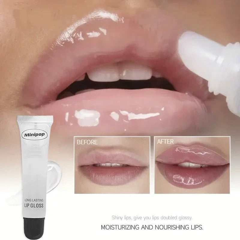 Long Lasting Hydrating Clear Lip Gloss Set - Non-Sticky High-Shine Lip Care