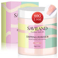 Clear Nude Dip Powder for Nail Art - No Lamp Needed, 60g, Beginner Friendly