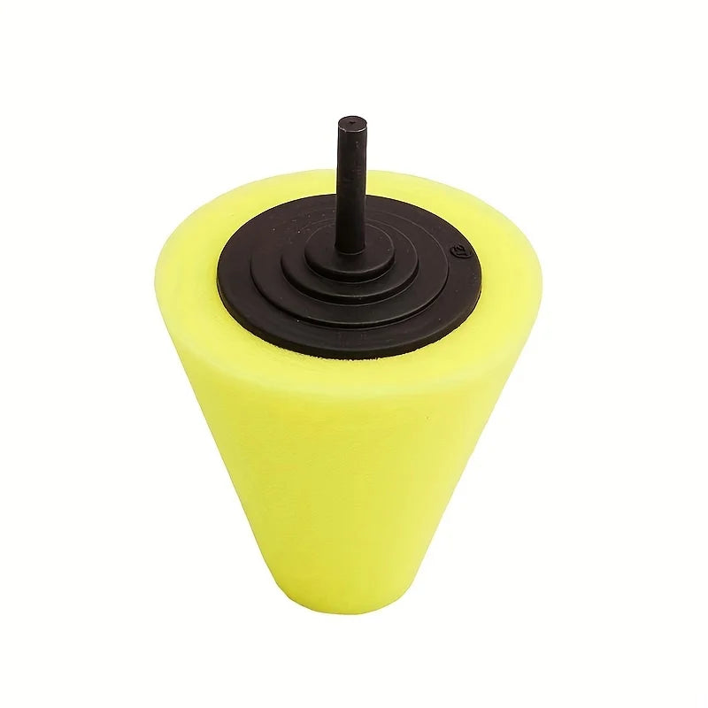 Car Hub Polishing Sponge Grinding Wheel Conical Metal Plastic Detailing Tool