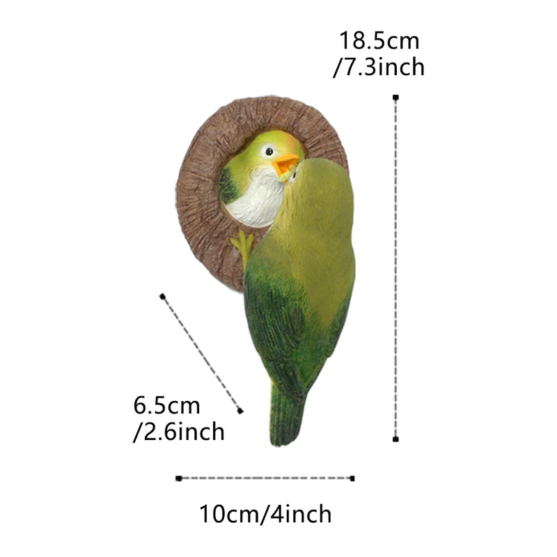Bird Feeding Station for Garden Decor - Large Tree Mount, Wall Decoration, Mother's Day Gift