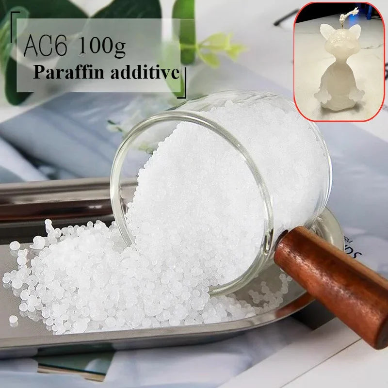 Paraffin Wax Additive for Candle Making - 100g, Improves Strength & Crack Resistance
