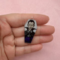 12pcs Acrylic Halloween Coffin Pendant Jewelry Making Set for Earrings, Necklaces, Keychains