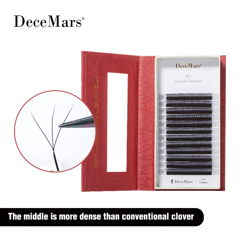 3D W-Shaped Eyelash Extensions - High-Quality False Lashes for Volume & Length