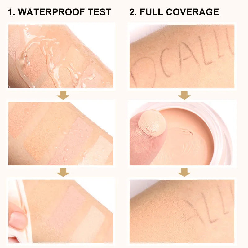 Full Coverage Liquid Concealer for Eye Makeup Waterproof Oil-Control