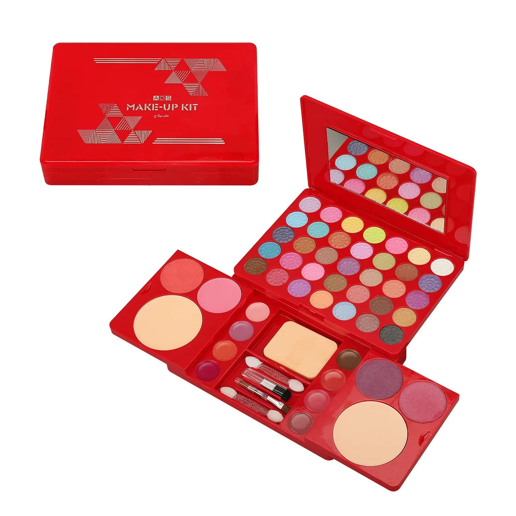 Full Makeup Kit for Women 49-Color Face Lip Eye Shadow Highlighter Brush Set