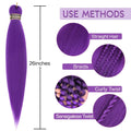Synthetic Braided Ponytail Hair Extensions for Kids & Girls - Long Costume Hairstyle with Clips