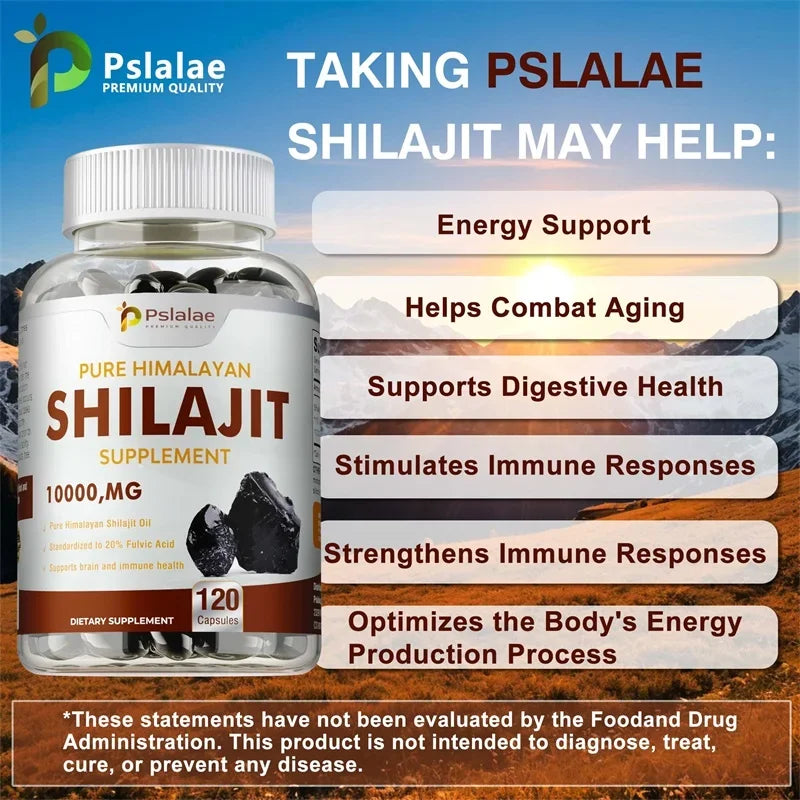 Shilajit Mineral Supplement Capsules - 10:1 Extract