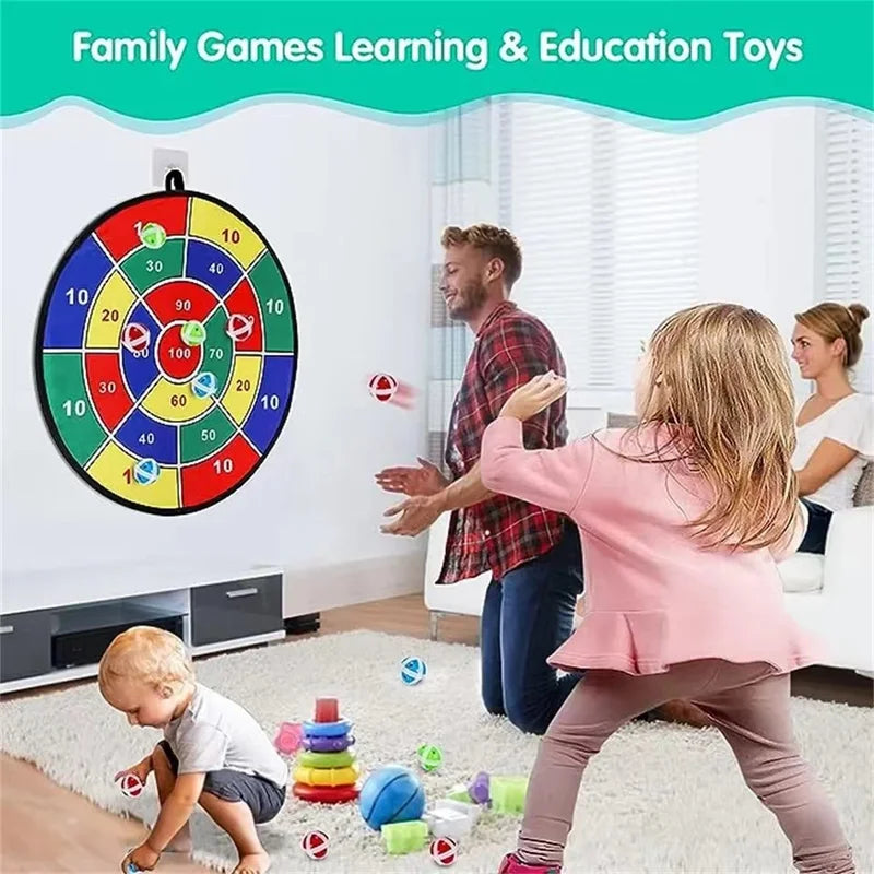 Children's Large Dart Board Indoor Outdoor Family Game Educational Sports Toy