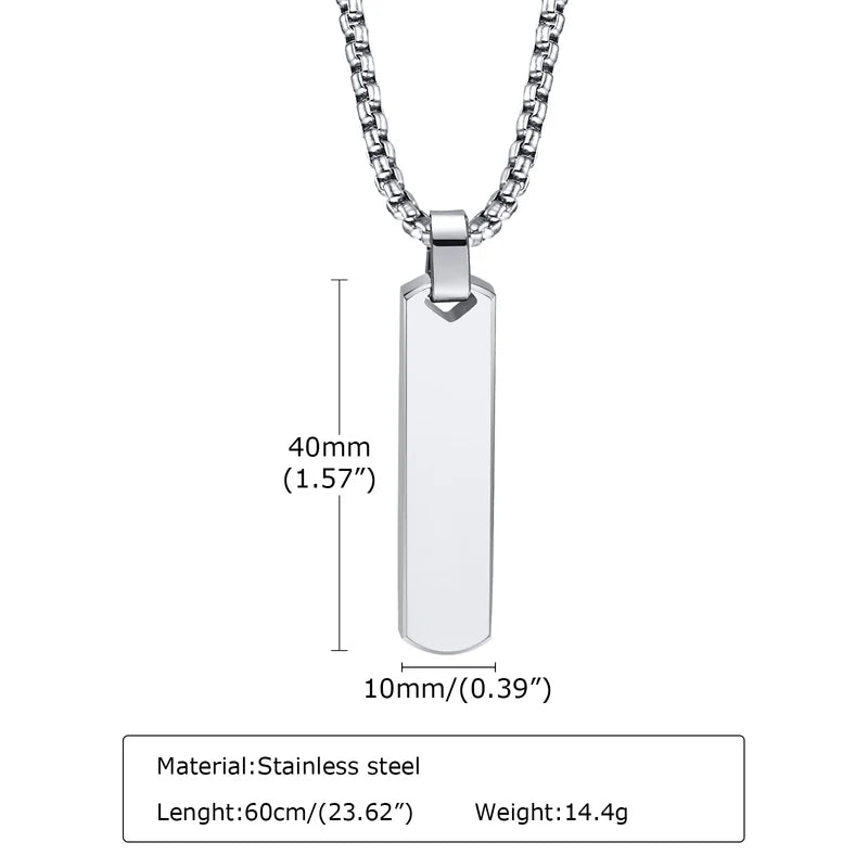 Men's Stainless Steel Layer Necklaces - Waterproof Cuban Chain Collar