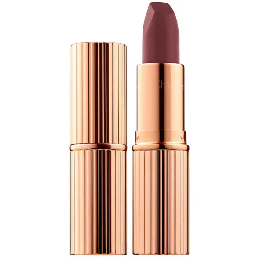 Waterproof Matte Lipstick with Glitter Finish - Durable Lip Makeup Wand
