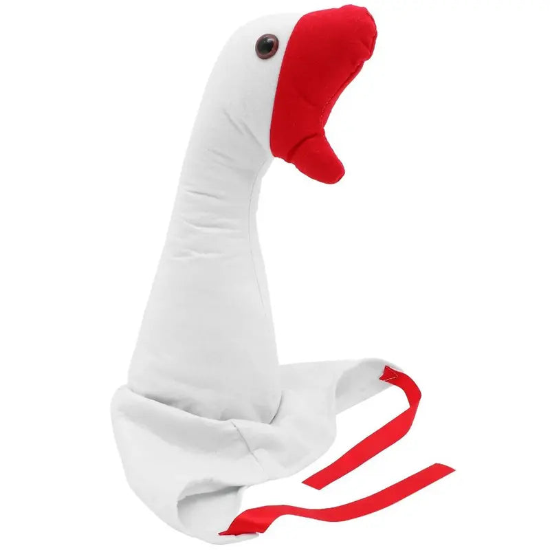 Creative Plush Goose Hat - Halloween Party Costume Headgear for Kids & Adults