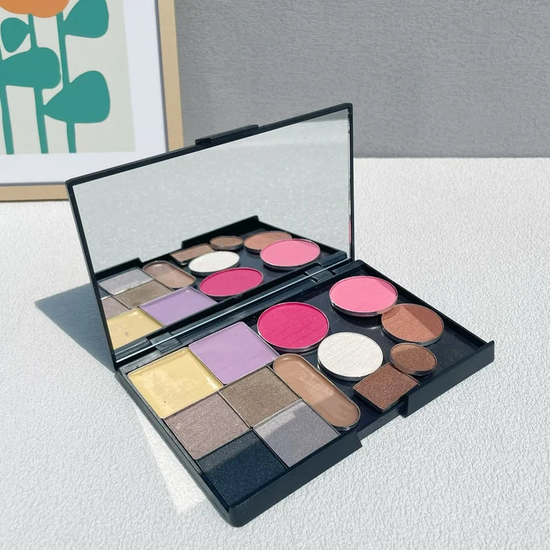 Magnetic Refillable Makeup Palette with Mirror for Eyeshadow Blush and Powder